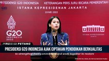 Keterangan Pers Juru Bicara Pemerintah untuk Presidensi G20 Indonesia