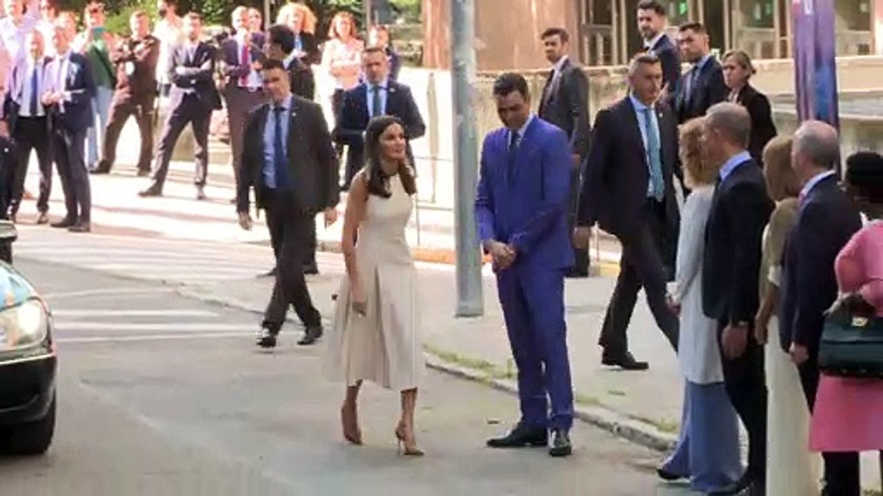 La reina Letizia recupera uno de sus vestidos preferidos de Pedro del Hierro