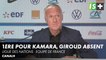 Première pour Kamara, Giroud absent - Equipe de France