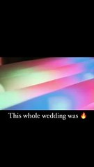 ¡Insólito! Pareja se prende fuego en plena boda