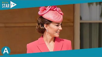 Kate Middleton s'affiche dans une tenue rose rayonnante pour une garden party en famille