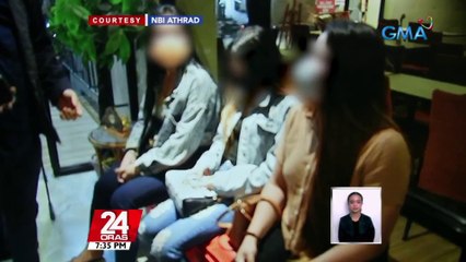 8 babaeng biktima umano ng online prostitution, sinagip ng NBI | 24 Oras