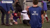 نخست‌وزیر استرالیا در مسابقه فوتبال کودکان سوژه خنده شد