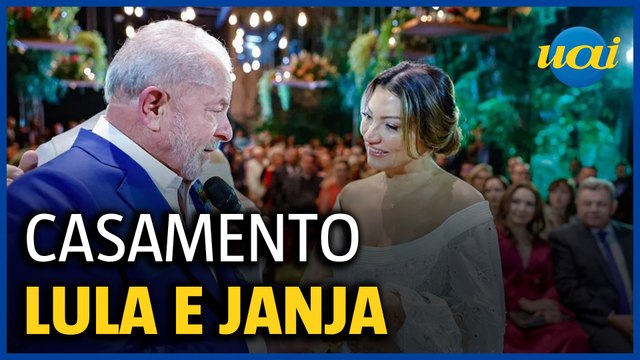 Ex-presidente Lula se casa com Rosângela Silva em São Paulo