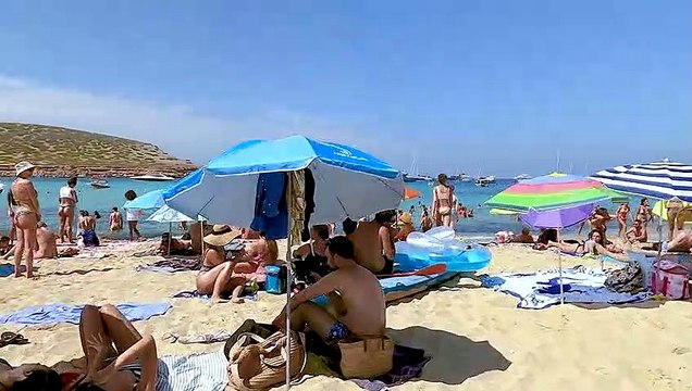 IBIZA SPAIN Cala Comte Beach Beach Walk Tours Spain_1080pFHR