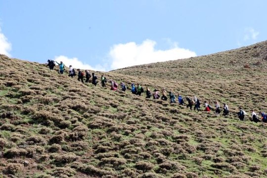 Üniversite öğrencileri 3200 rakımda Türk bayrağı açarak 19 Mayıs'ı kutladı