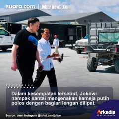 Beda Gaya Jokowi dan Menko Luhut Saat Berjumpa Elon Musk, Presiden Lebih Santai