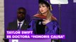 Taylor Swift es nombrada doctora 'honoris causa' por la Universidad de Nueva York