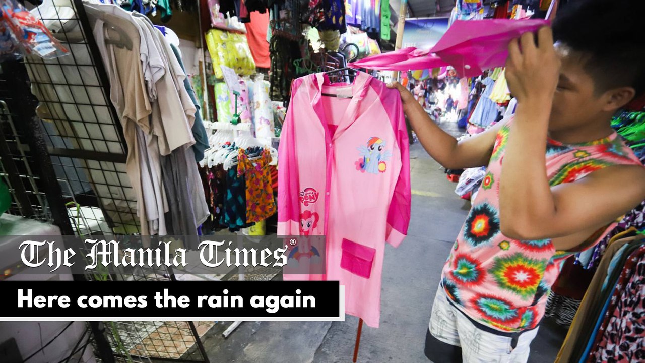 Here comes the rain again