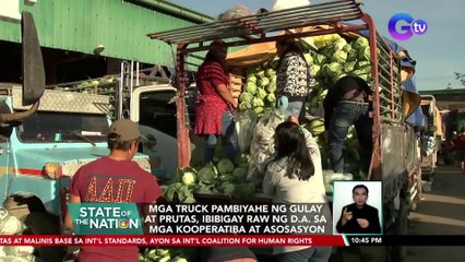 Karagdagang P24-B na pondo para sa nakaambang krisis sa pagkain, hiniling ng Dept. of Agriculture | SONA