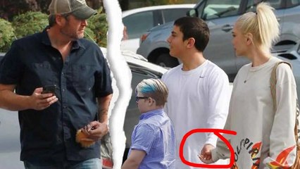 'We don't need it!' Gwen's son clashed with Blake Shelton, taking her out of house when offended