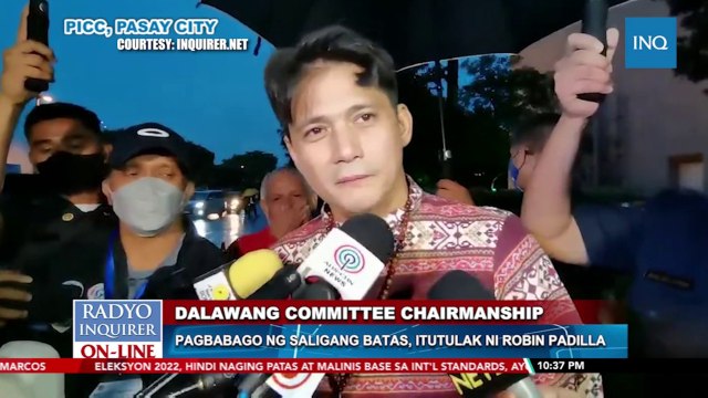 Sen-Elect Robin Padilla, gustong maging chairman ng Committee on Constitutional Amendments o Committee on Nat'l Defense | SONA