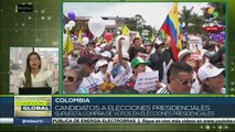 Candidatos presidenciales de Colombia continúan sumando votos