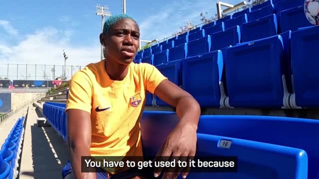 'Get used to it!' - Oshoala has high hopes for women's football