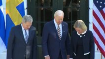 Biden se reúne con los líderes de Finlandia y Suecia