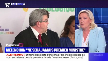 Marine Le Pen: Jean-Luc Mélenchon "ne sera jamais Premier ministre"