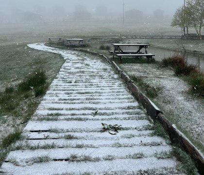 Doğu Karadeniz yaylalarında 19 Mayıs'ta kar sürprizi