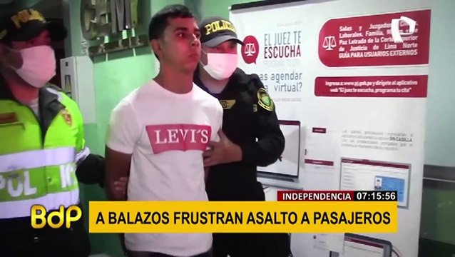 Independencia: PNP frustra asalto en bus de transporte y captura a tres extranjeros involucrados