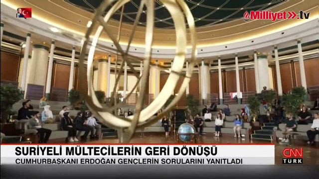 Cumhurbaşkanı Erdoğan gençler ile bir araya geldi!