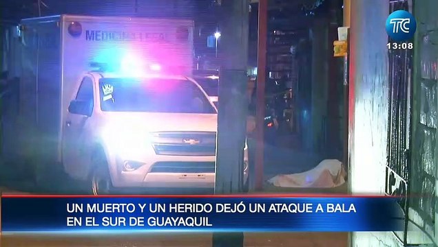 Un sujeto fue asesinado con varios disparos en el sur de Guayaquil