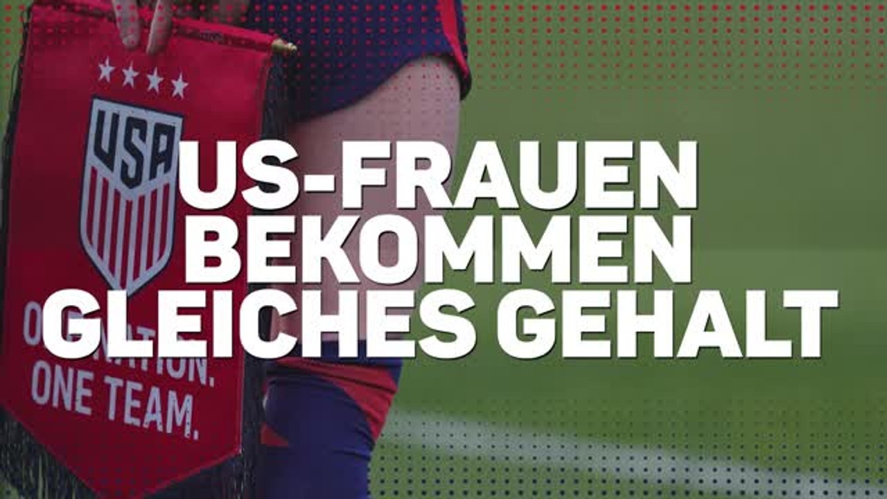 US-Frauen mit gleichem Gehalt: 'Wirklich stolz'