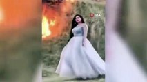 Sosyal medya fenomenin TikTok videosu çekmek için orman yangını çıkardığı iddia edildi