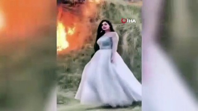 Sosyal medya fenomenin TikTok videosu çekmek için orman yangını çıkardığı iddia edildi