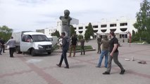 Uluslararası Ceza Mahkemesi Müfettişleri harabeye dönen Borodyanka kentinde incelemelerde bulundu