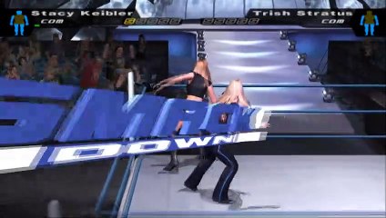 WWE SmackDown! Here Comes the Pain Stacy Keibler vs Trish Stratus