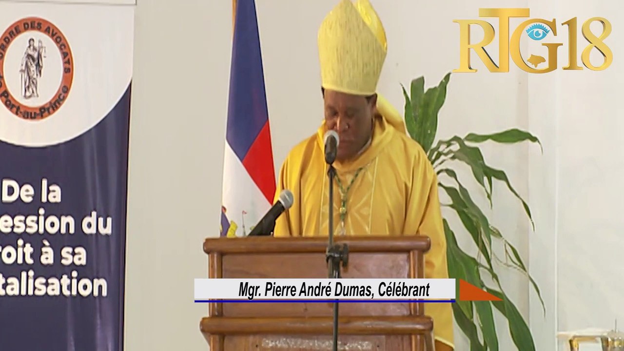 Konsèy lòd avoka Pòtoprens fè chante yon mès aksyon gras nan okazyon fèt Saint-Yves, patron avoka yo