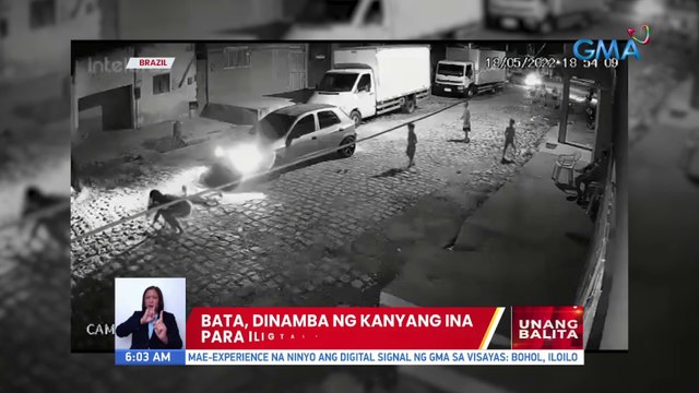 Bata, dinamba ng kanyang ina para iligtas sa aksidente | UB
