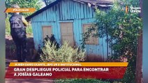 Gran despliegue policial para encontrar a Josías Galeano