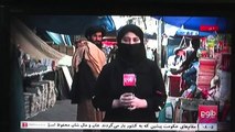Apresentadoras de TV afegãs cobrem os rostos para ir ao ar