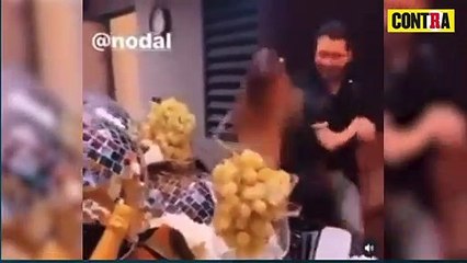 Filtraron video del cantante Christian Nodal donde toca indebidamente a su hermana