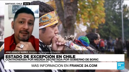 José Ignacio Núñez: "El estado de excepción chileno no se contempla en el texto constitucional"