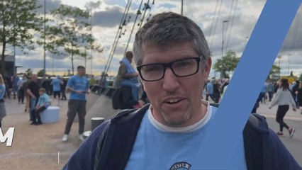 Overjoyed fans celebrate City clinching the Premier League title