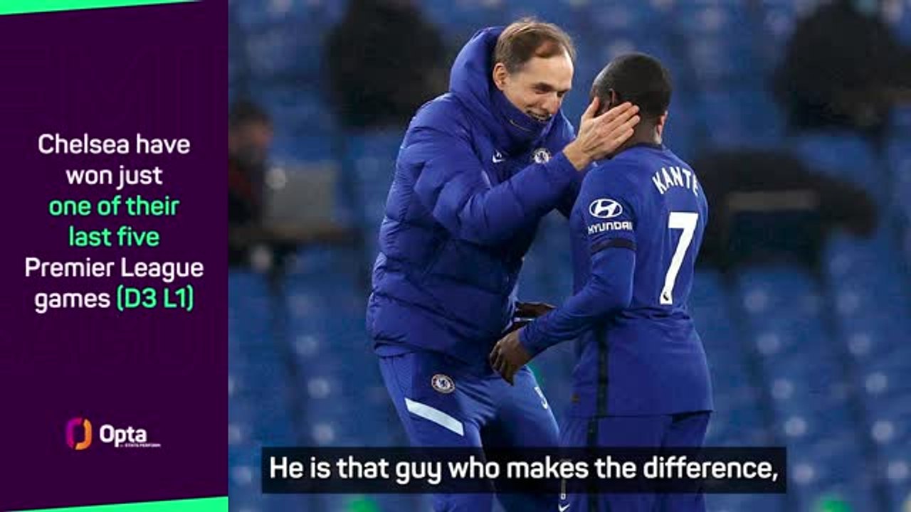 Kante a 'key player' for Chelsea moving forwards - Tuchel