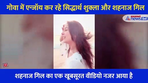 समंदर की लहरों के बीच शहनाज गिल की मस्ती, उनका वीडियो बनाते नजर आए सिद्धार्थ शुक्ला