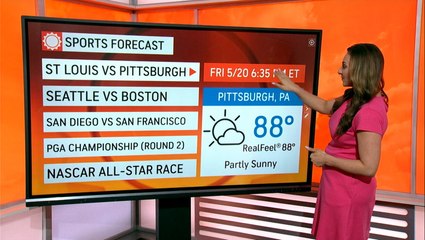 Download Video: Scorching for some, freezing for others: Your sports forecast for May 20