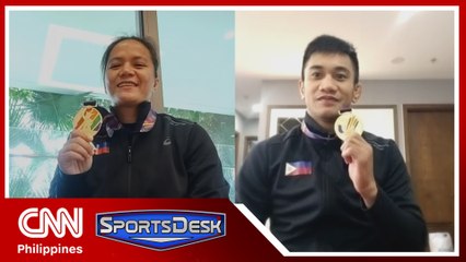 Gina Iniong, Jean Claude Saclag kick their way to gold in Hanoi | Sports Desk