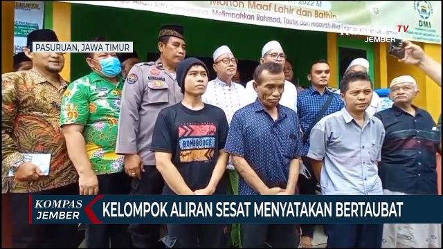 Kelompok Aliran Sesat di Pasuruan Menyatakan Diri Bertaubat