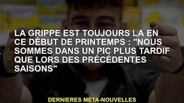 Grippe du début du printemps : Notre pic est plus tardif que les saisons précédentes