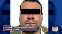 Detienen a dos secuestradores y liberan a joven en Edomex