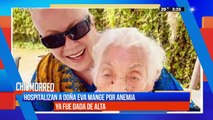 Hospitalizan a Doña Eva Mange por anemia; ya fue dada de alta