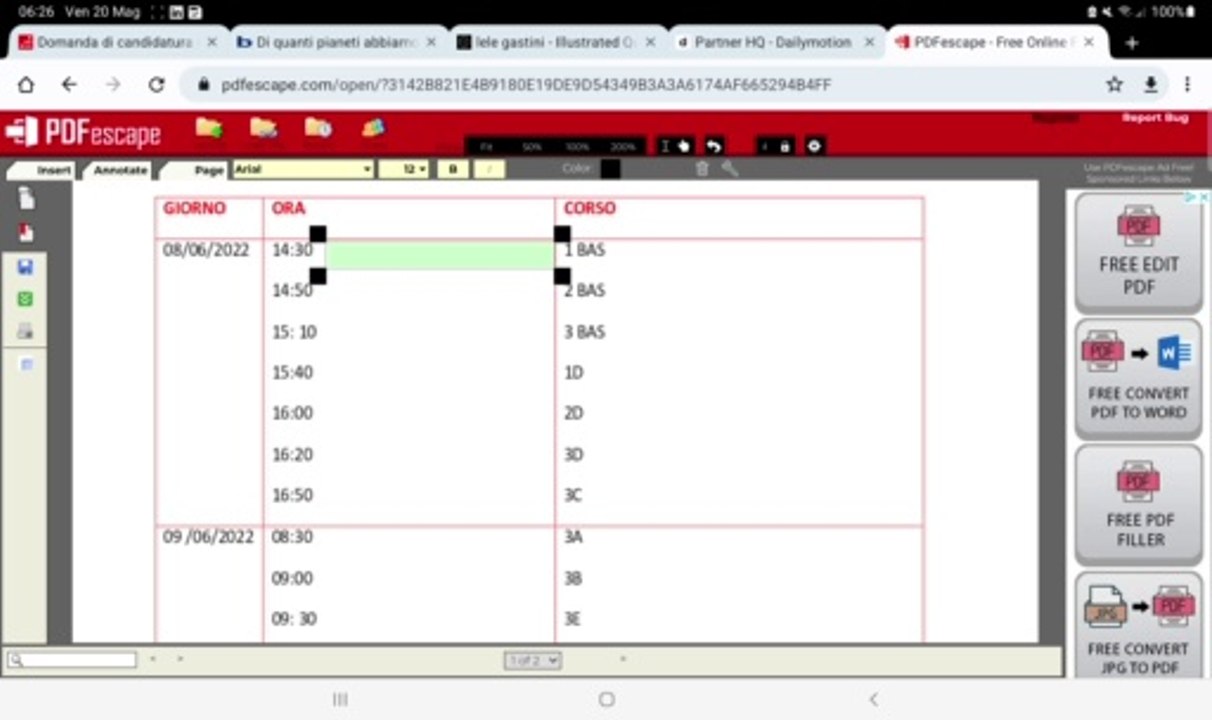Rendi compilabile un documento pdf