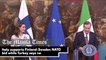 Italy supports Finland-Sweden NATO bid while Turkey says no