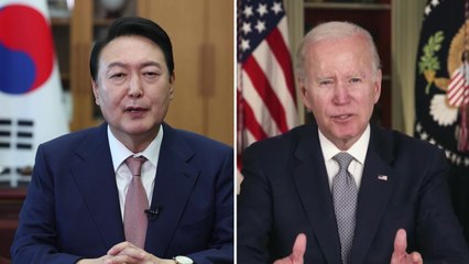 尹 '"한미동맹 튼튼하게"...바이든 방한 첫날 삼성서 함께 연설 / YTN