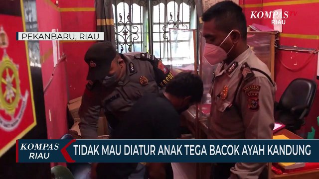 Tidak Mau Diatur Anak Tega Bacok Ayah Kandung