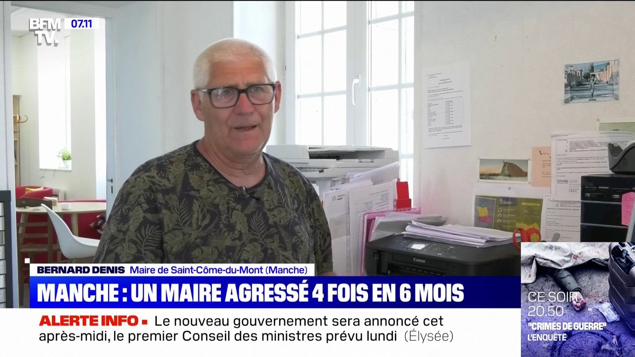 Le maire de Saint-Côme-du-Mont, dans la Manche,...