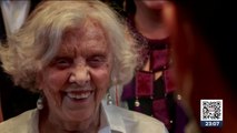 Elena Poniatowska celebró sus 90 años de edad en Palacio de Bellas Artes